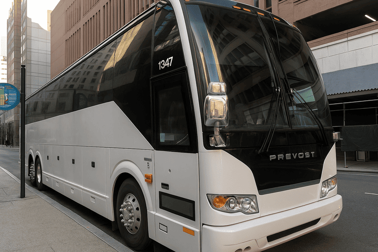 a Lawton Coach Bus Service coach bus