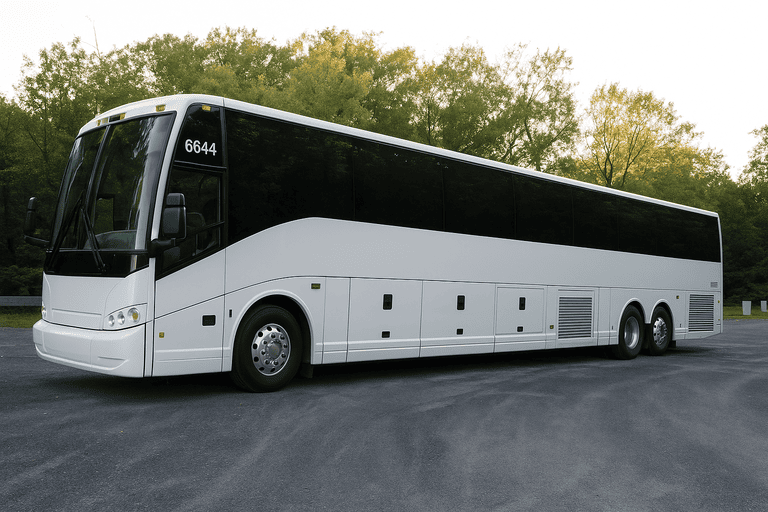 exterior of Lawton Coach Bus Service coach bus