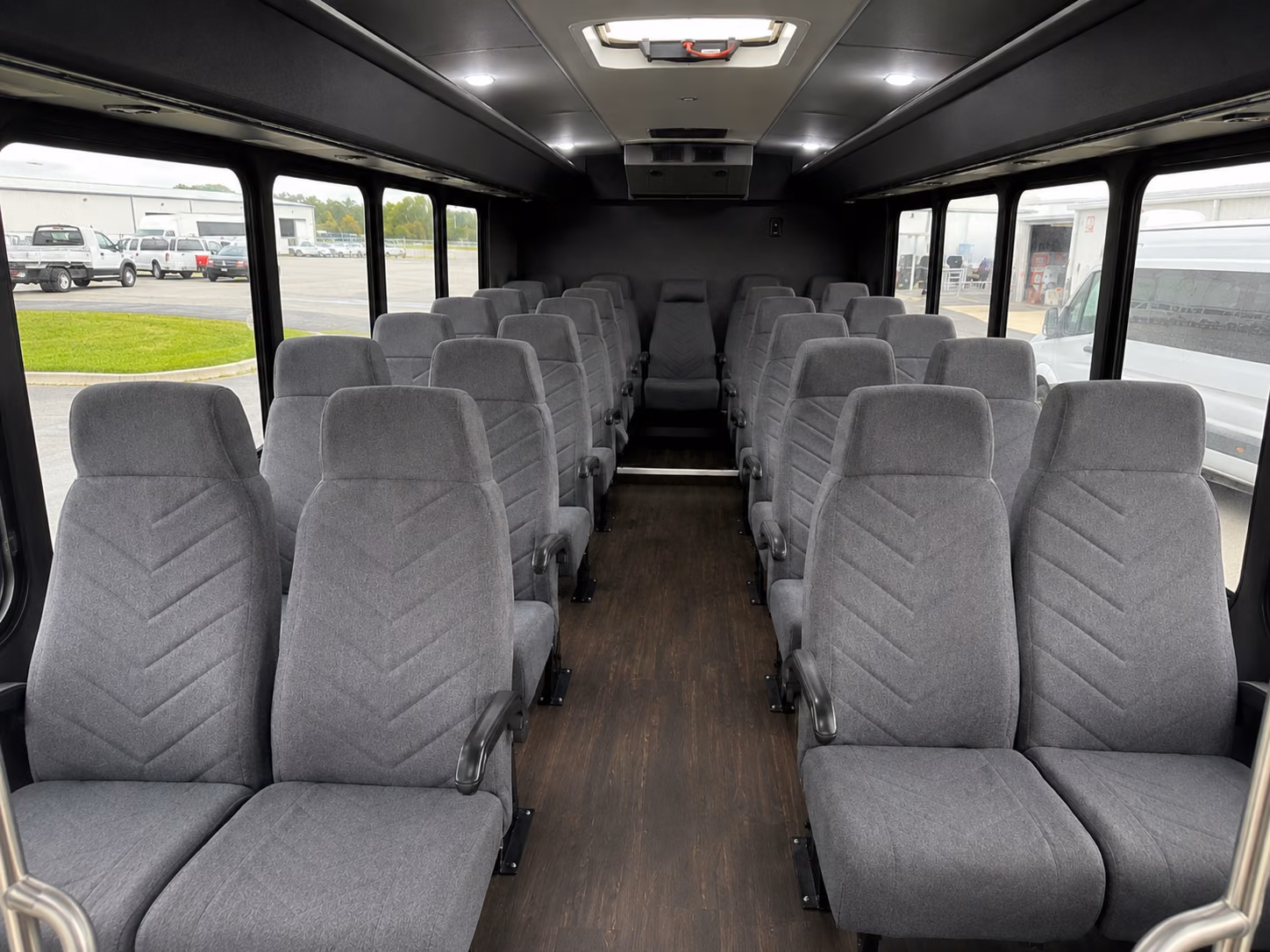 lawton 18 passenger minibus interior