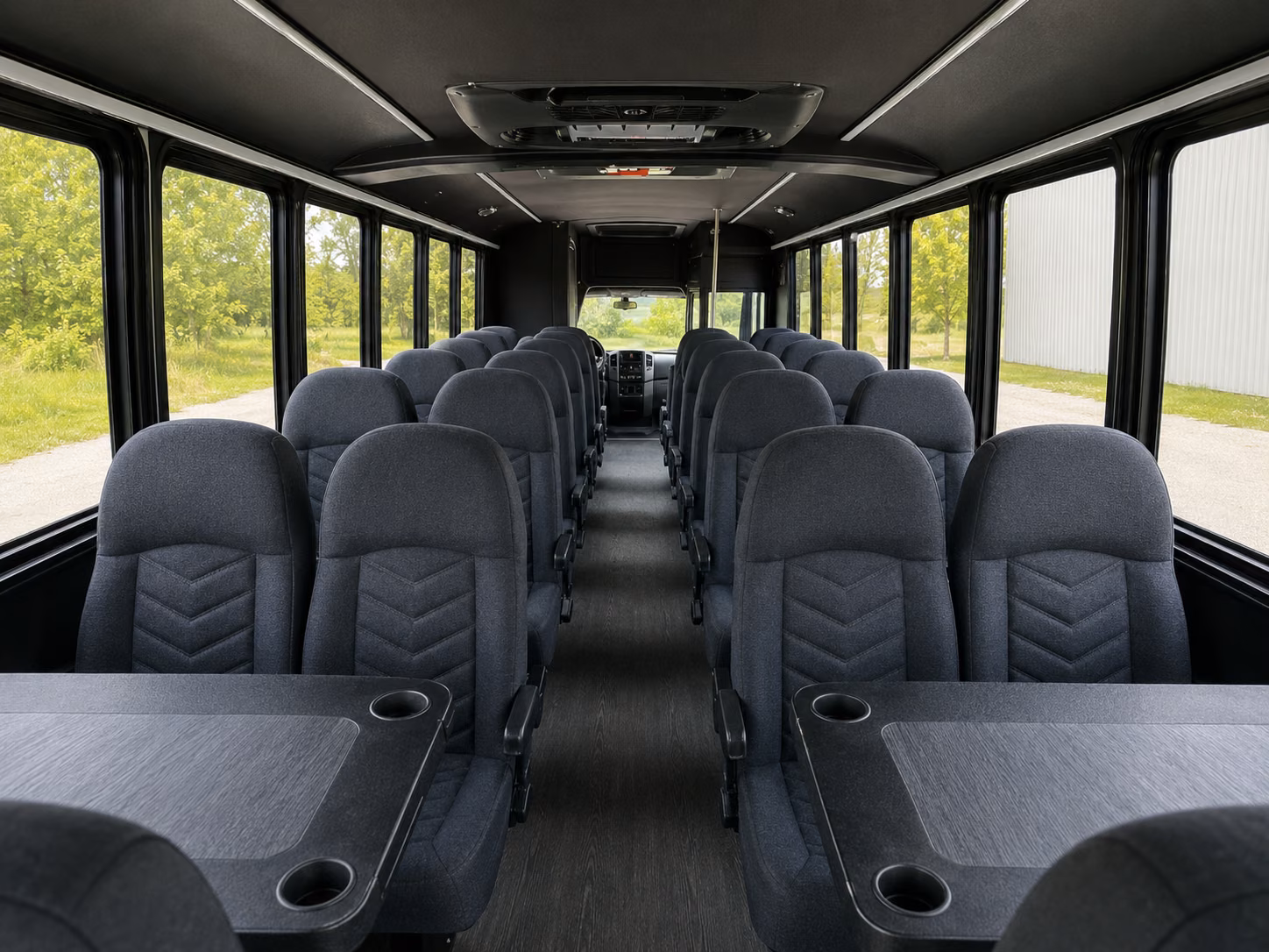 lawton 20 passenger minibus inside