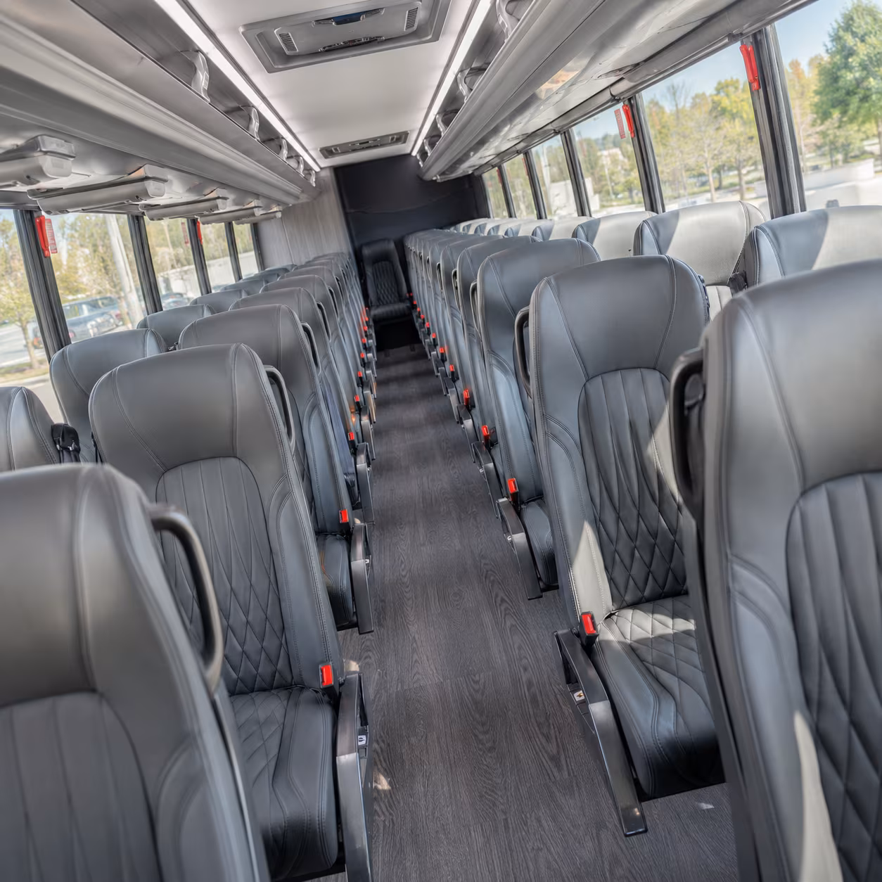 lawton 25 passenger minibus inside