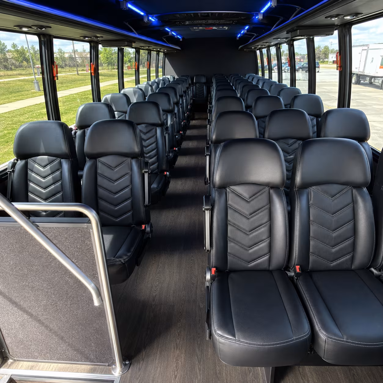 lawton 25 passenger minibus interior