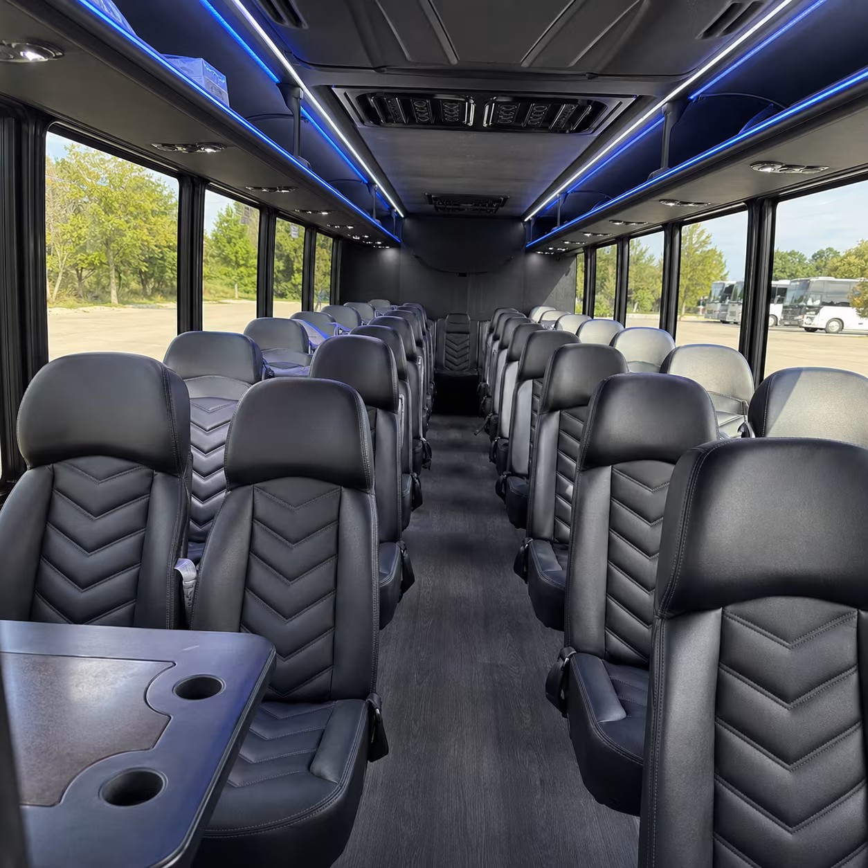 lawton 30 passenger minibus interior