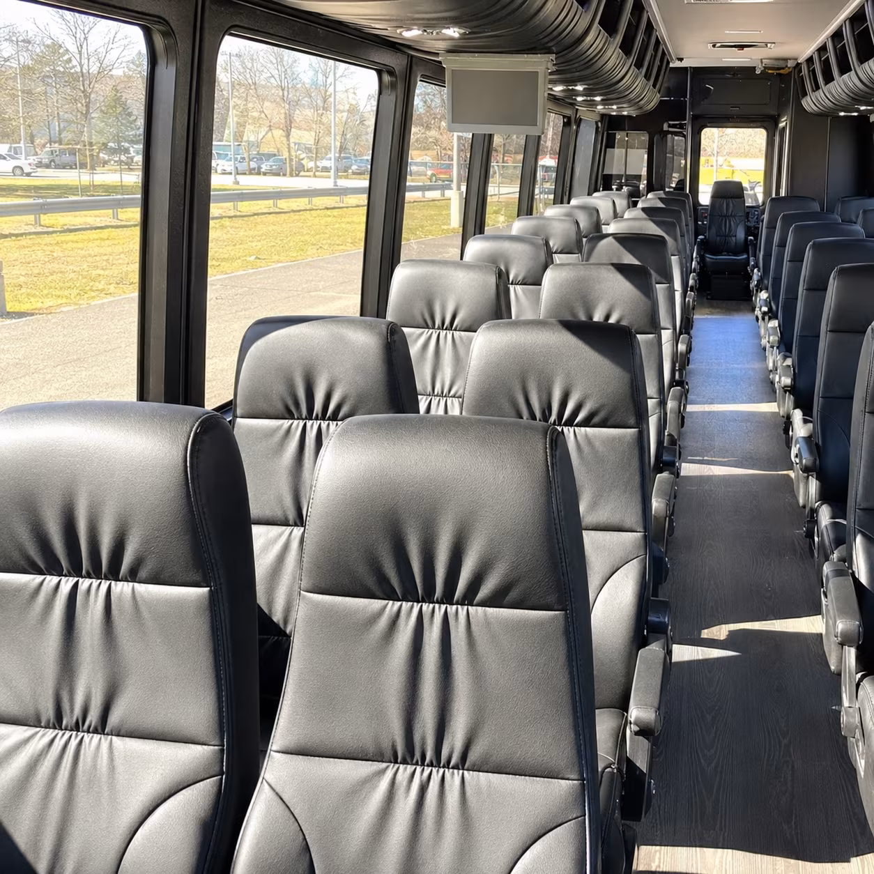 lawton 35 passenger minibus interior