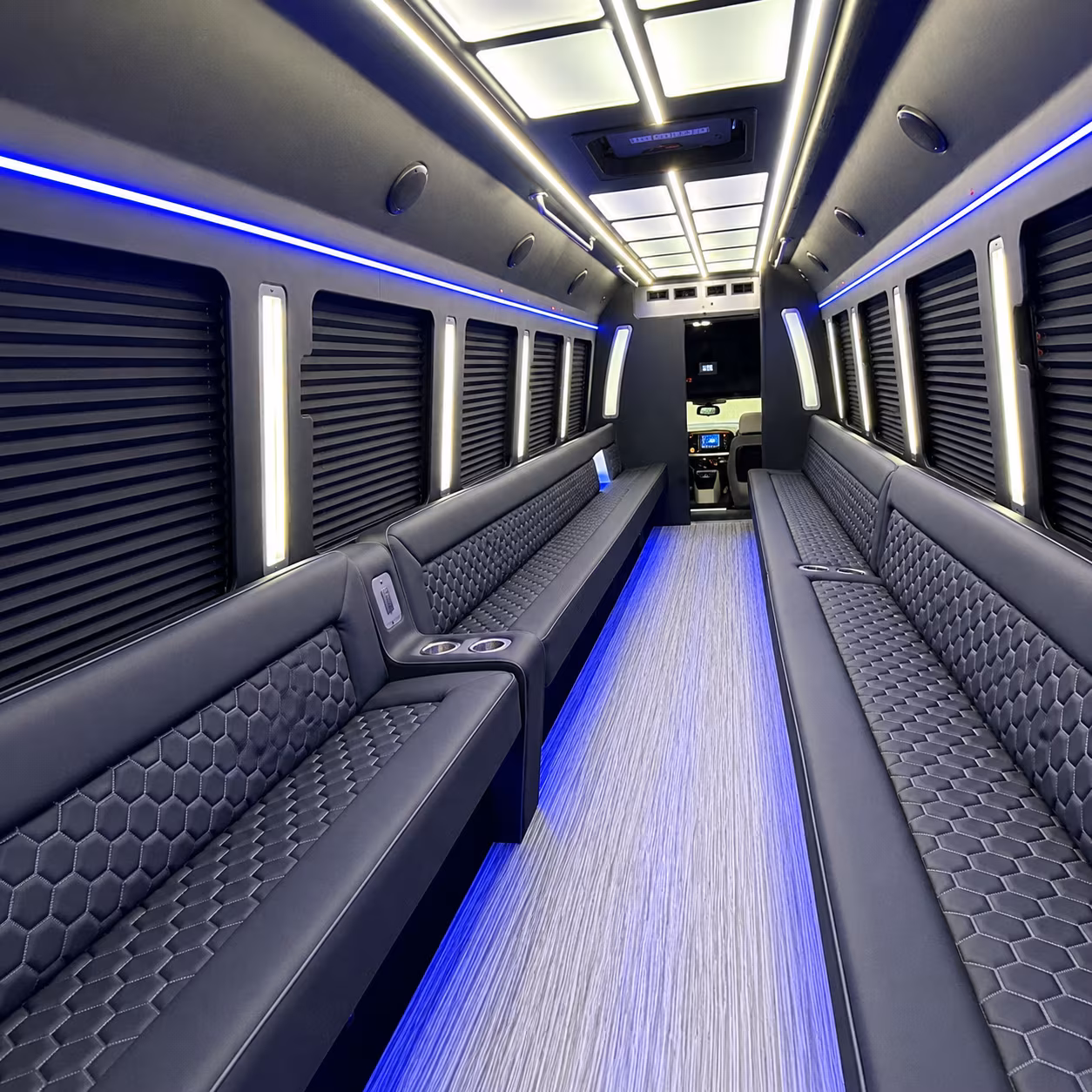 lawton party bus interior