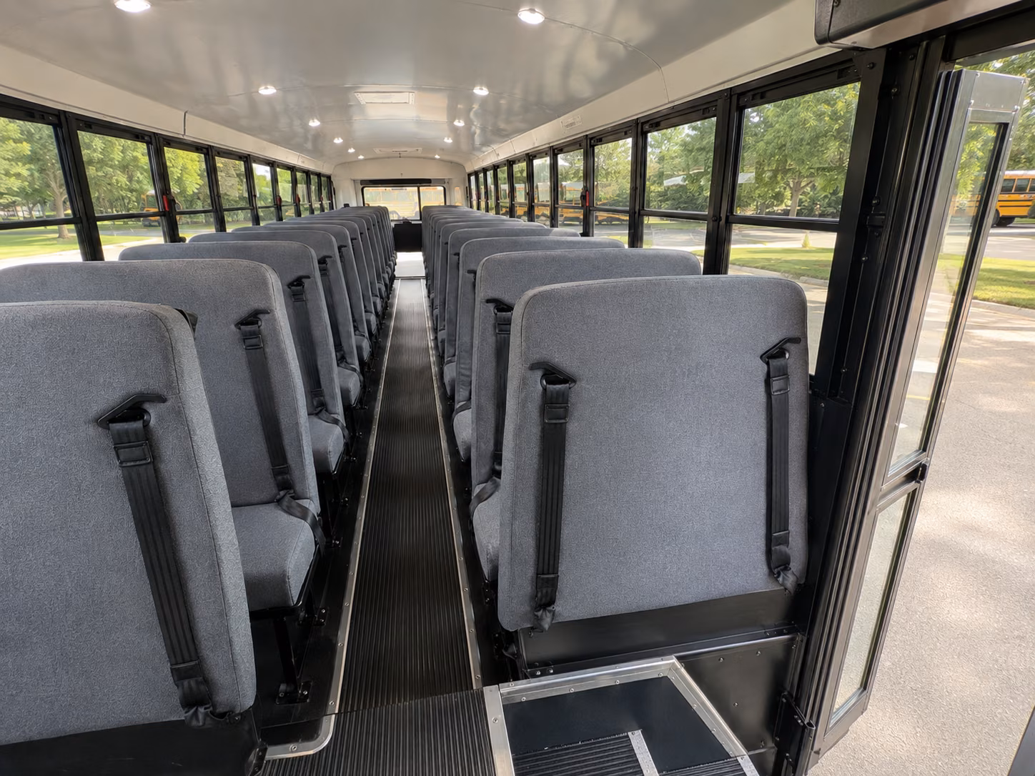 lawton school bus interior
