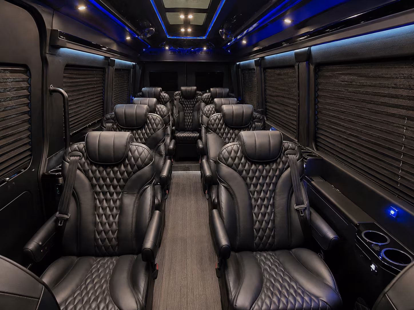 lawton sprinter van with driver inside