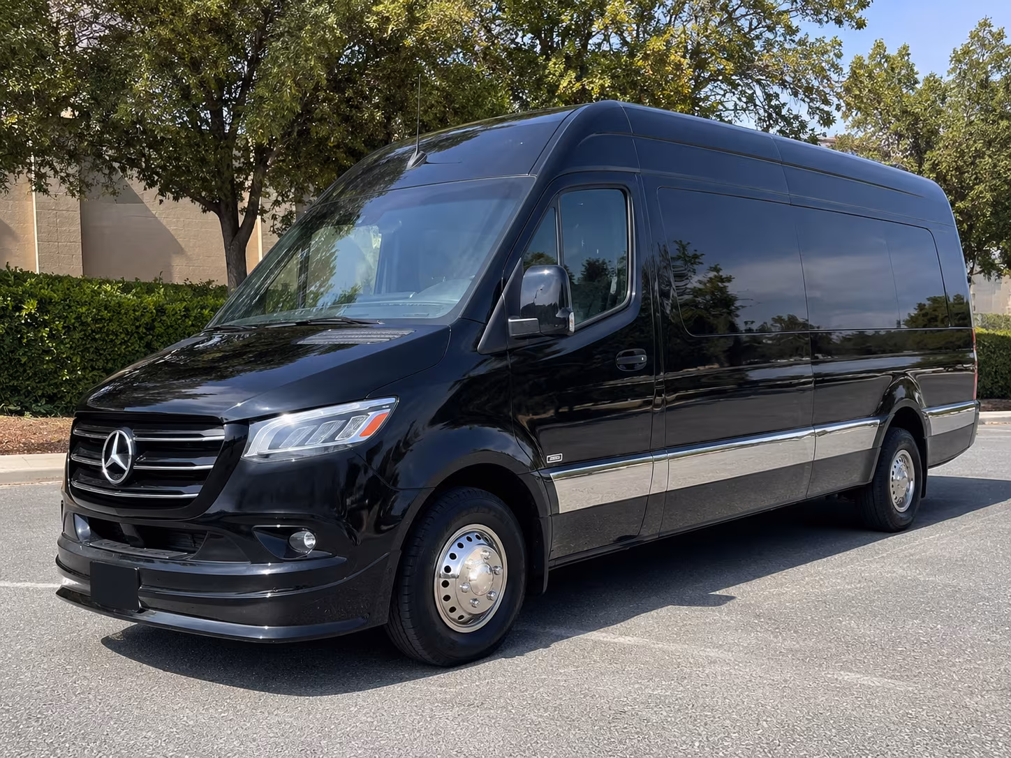 lawton sprinter van with driver
