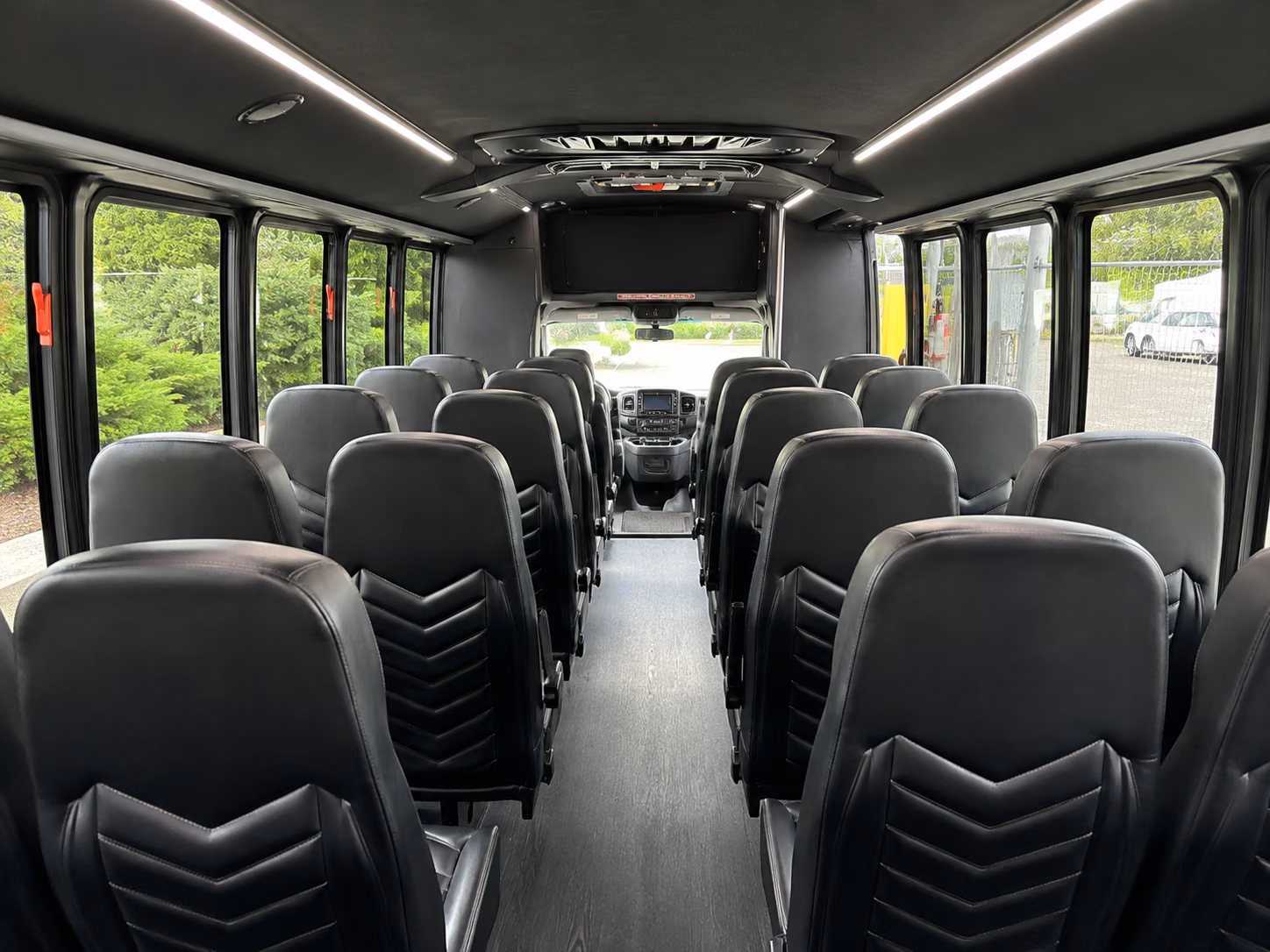 shuttle buses for wedding guests between lawton hotels and your venue